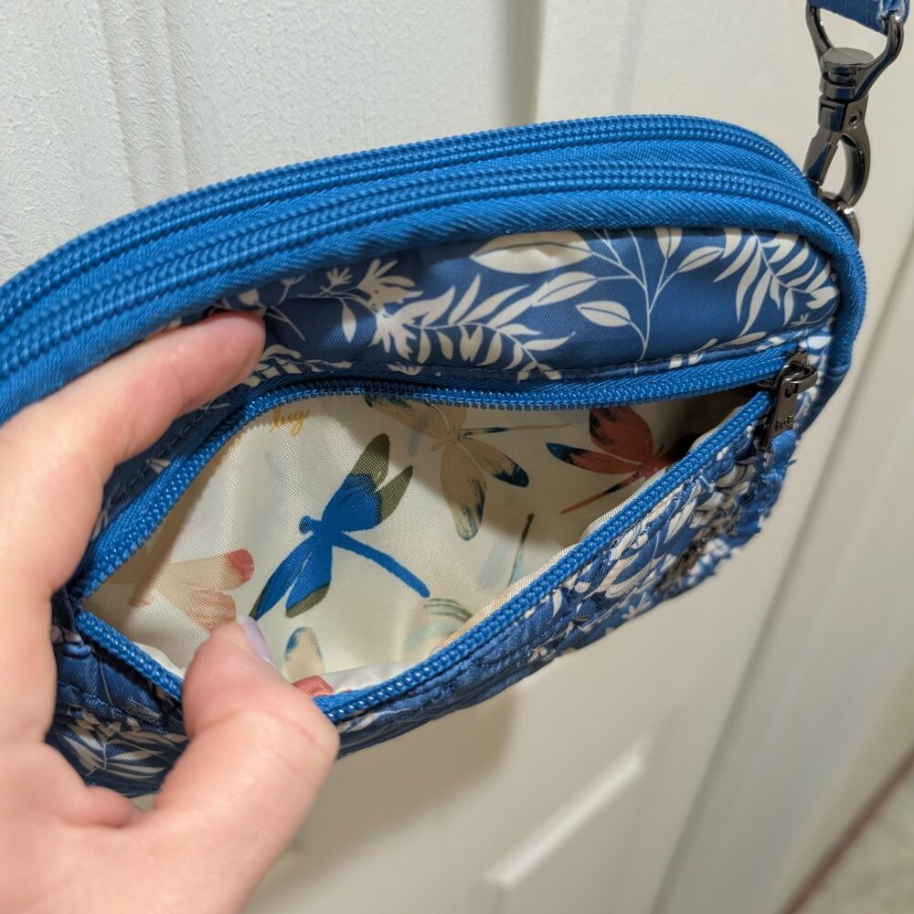 Lug Super Coupe Convertible Crossbody - Flourish Blue - Picture 4 of 10